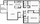 977 sq. ft. Braxton floor plan