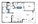1,356 sq. ft. 2D floor plan
