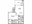 563 sq. ft. A2 floor plan