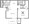 624 sq. ft. floor plan