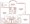 845 sq. ft. B1 wellington floor plan