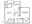 734 sq. ft. A1 floor plan