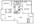 1,092 sq. ft. Resid floor plan