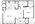 685 sq. ft. A1 3/60% floor plan