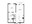 664 sq. ft. Doppler floor plan