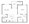 751 sq. ft. A2 floor plan