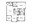 911 sq. ft. B2R/B2RW floor plan
