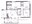 1,267 sq. ft. F12 floor plan