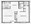 750 sq. ft. A3 floor plan