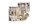 1,172 sq. ft. B4 floor plan