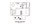 606 sq. ft. A1 floor plan