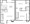 1,136 sq. ft. C2 floor plan
