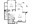 836 sq. ft. A3 floor plan