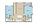 1,071 sq. ft. B1 floor plan