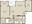 771 sq. ft. Oriental floor plan