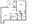 727 sq. ft. A4 floor plan