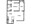 552 sq. ft. CD floor plan