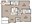 986 sq. ft. B2 floor plan