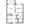 674 sq. ft. A1 floor plan
