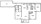 1,234 sq. ft. 60% floor plan