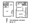 880 sq. ft. B1T floor plan