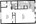 662 sq. ft. A2 floor plan