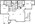 976 sq. ft. 50% floor plan