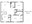 1,036 sq. ft. 60% floor plan