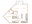 710 sq. ft. Birch 1 floor plan