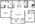 1,061 sq. ft. Grayson floor plan