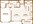744 sq. ft. B1/50% floor plan