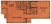 696 sq. ft. B floor plan
