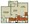 664 sq. ft. Buttercup-A1 50% floor plan