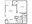 636 sq. ft. A2 floor plan