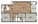 985 sq. ft. B2 floor plan