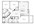 1,394 sq. ft. C1 floor plan