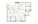 1,228 sq. ft. B4 floor plan