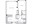 860 sq. ft. to 873 sq. ft. A8 floor plan