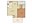 690 sq. ft. A floor plan