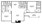950 sq. ft. B2 floor plan