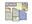 884 sq. ft. Eldora floor plan