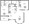 981 sq. ft. B4 - B4R floor plan