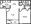 676 sq. ft. floor plan