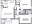 1,020 sq. ft. B-1 floor plan
