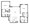 1,168 sq. ft. B5 floor plan