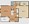 691 sq. ft. Ashton floor plan