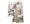 781 sq. ft. to 861 sq. ft. A1 floor plan