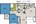 854 sq. ft. floor plan