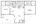 905 sq. ft. B floor plan