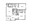1,040 sq. ft. B4/B4R/B4RW floor plan